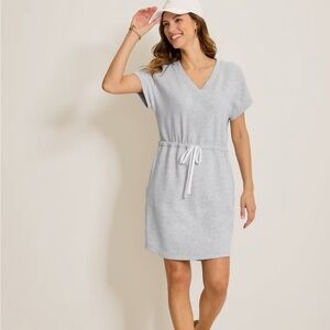 Tommy Bahama Marina Del Mar V-Neck Cinch-Waist Dress